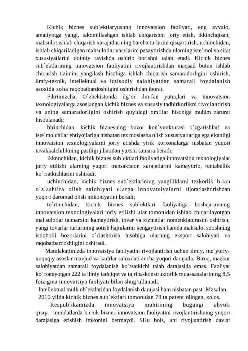 DAVLATNING IQTISODIYOTDA XUSUSIY TARMOQ VA TADBIRKORLIKNI QO‘LLAB-QUVVATLASH SIYOSATI 3