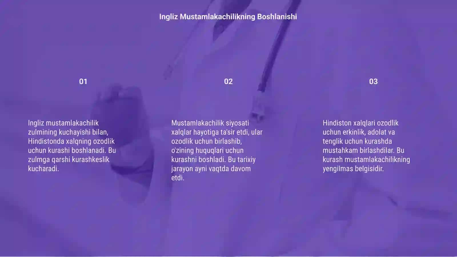 Hindistonda ingliz mustamlakachilik zulmining kuchayishi va Hindiston xalqlarining ozodlik kurashi 3
