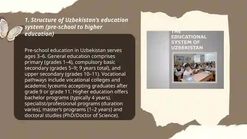 Education system in Uzbekistan 3