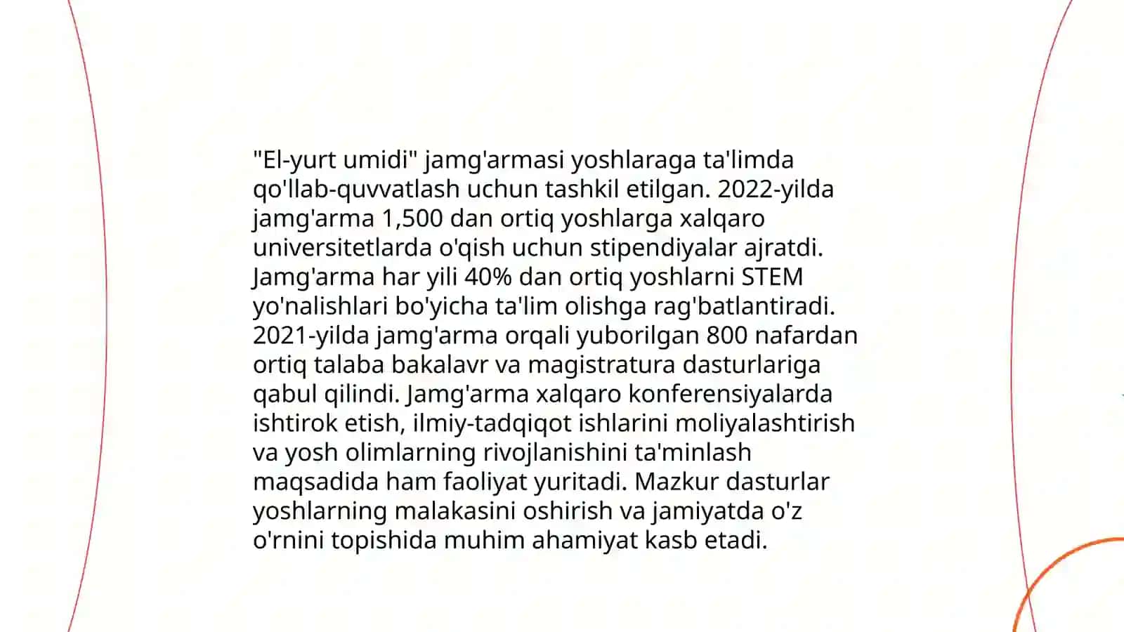 El-yurt umidi jamg'armasining yoshlar hayotidagi tarbiyaviy axamiyati 3
