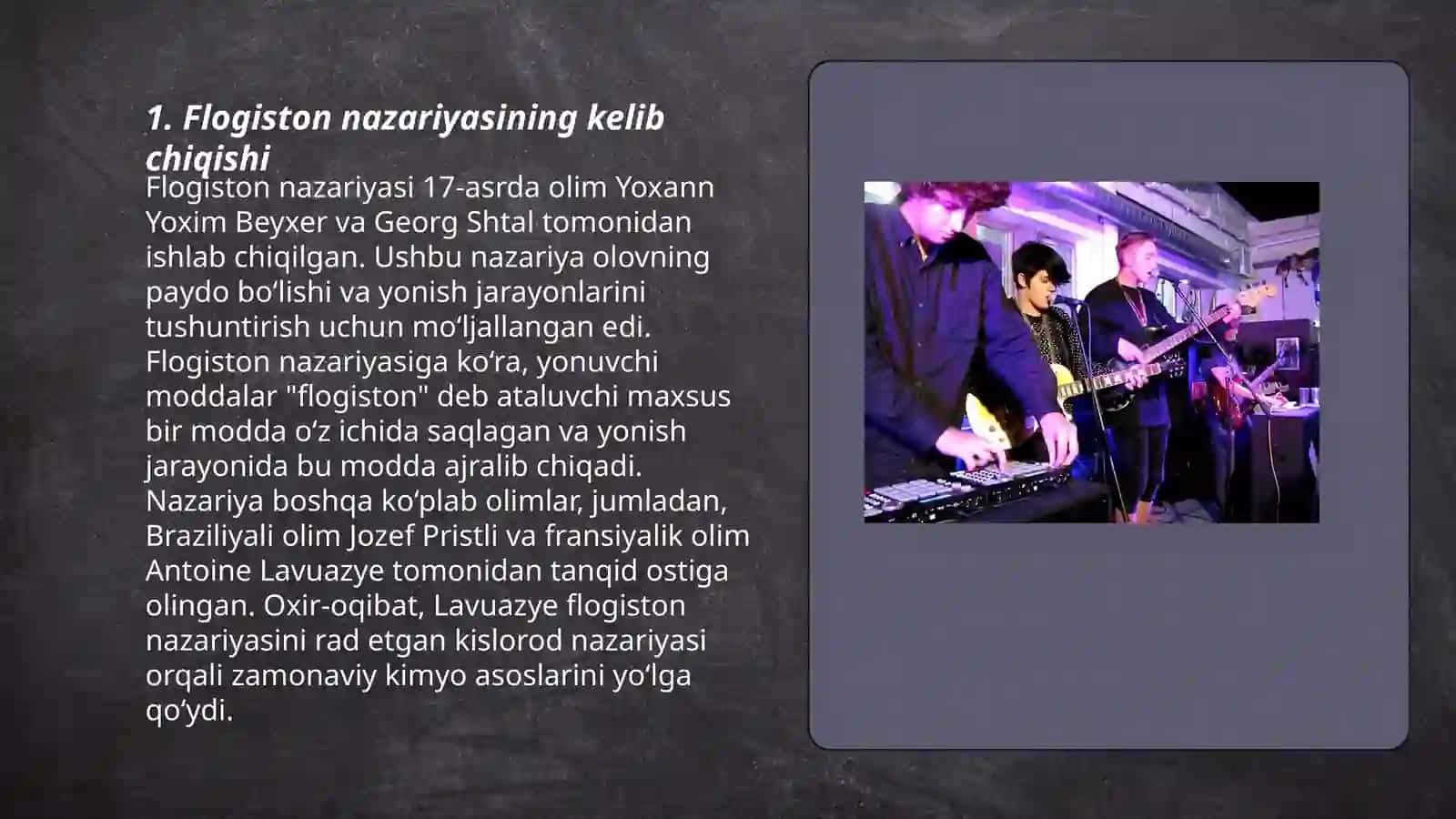 Flogiston nazariyasi va o’sha zamon ehtuyojlari 3