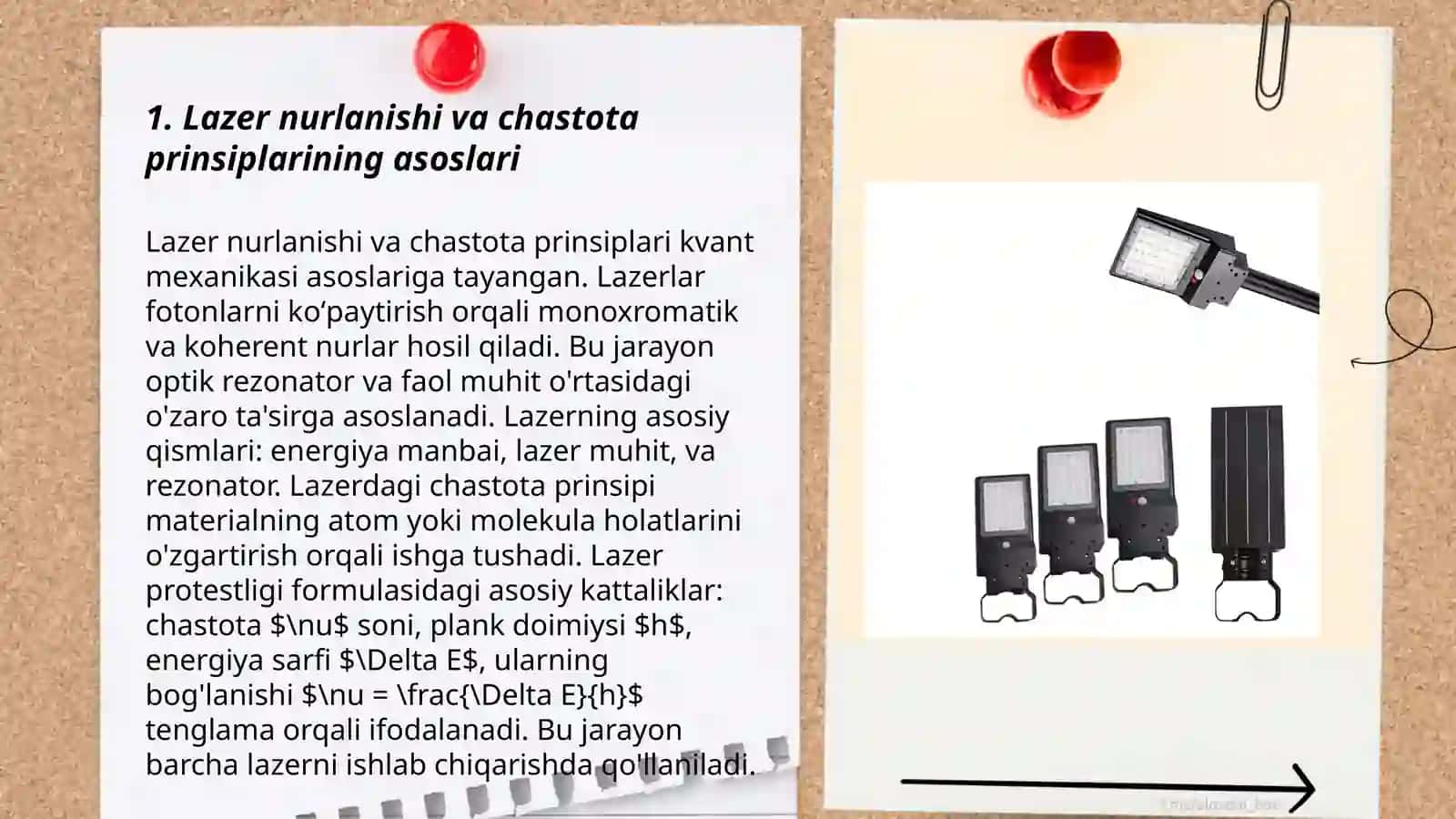 Lazer nuri chastotasini òzgartirish prinsiplarining fizik asoslari 3