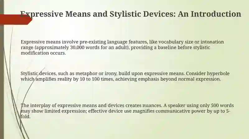 Expressive Means and Stylistic Devices 3