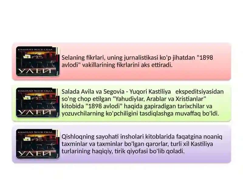 XX asr Nobel mukofoti sovrindorlari (Xose Sela, Kobo Abe, Sarter) 3