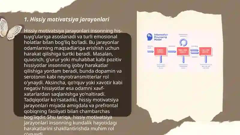 Emotsiyani bilish jarayonlariga ta'siri 3