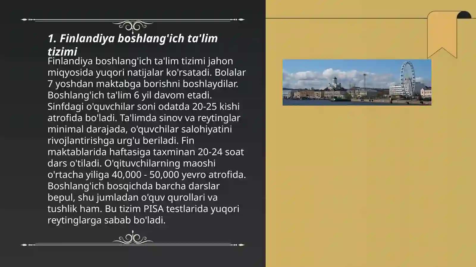 Finlandiyada boshlang'ich ta'lim 3
