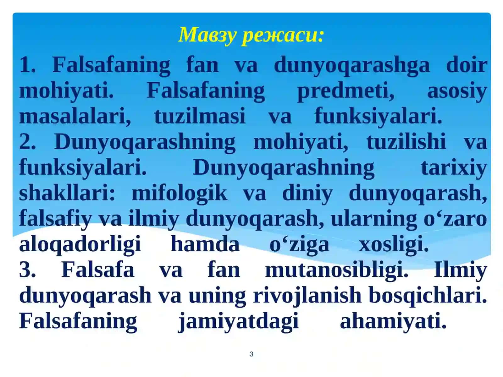 Falsafaning Mоhiyati va jamiyat tarqiqyoti 3