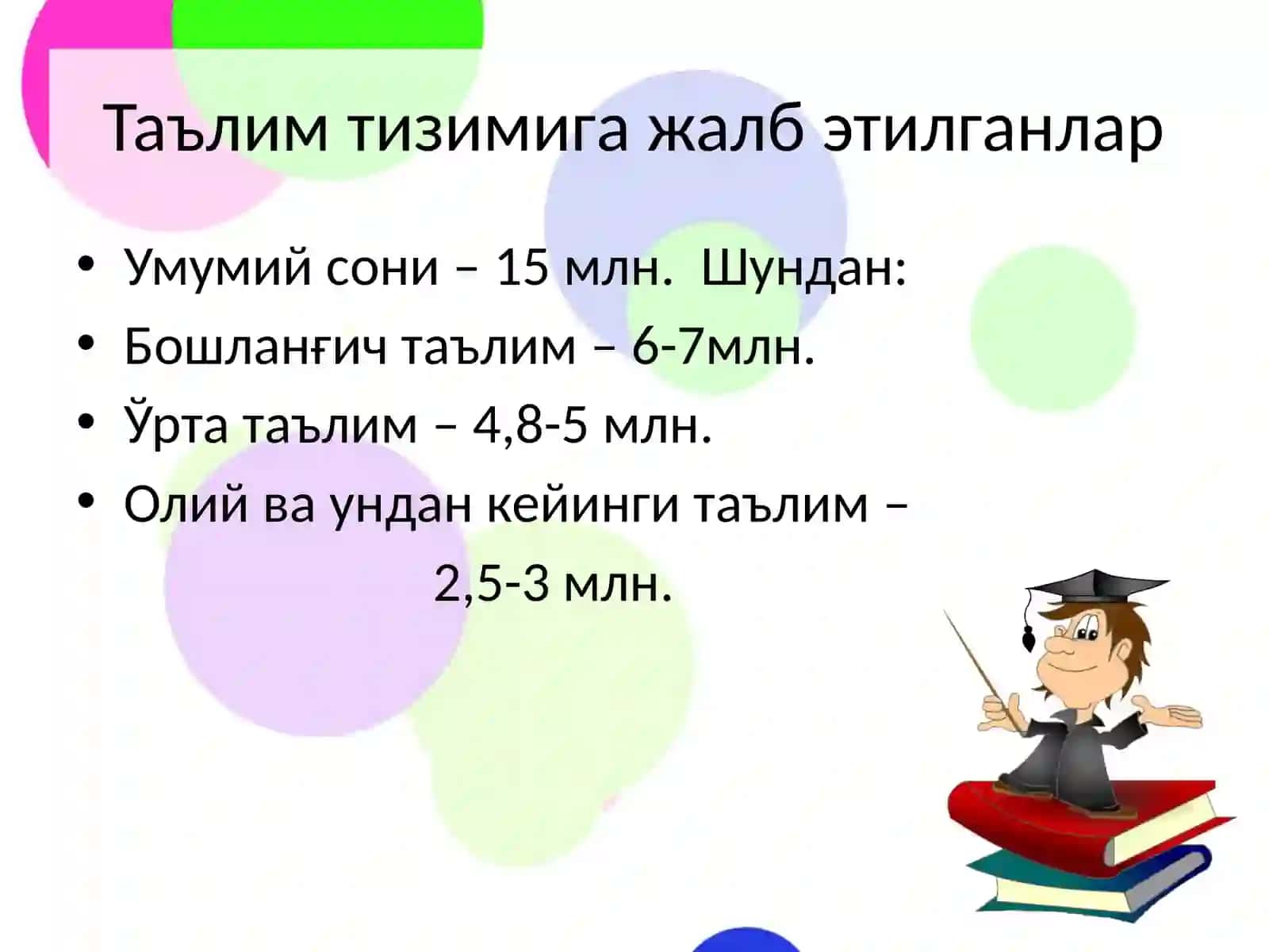 Hozirgi davrda jahonning rivojlangan mamlakatlarining ta'lim tuzilishi. Pedagogika fani rivoji 3