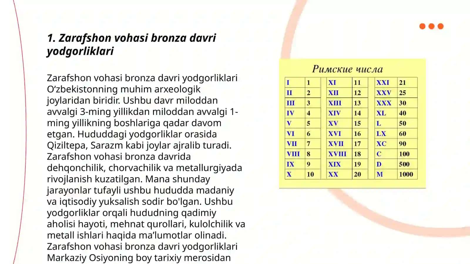 Zarafshon va Xorazm vohalari bronza davri madaniyatlari 3