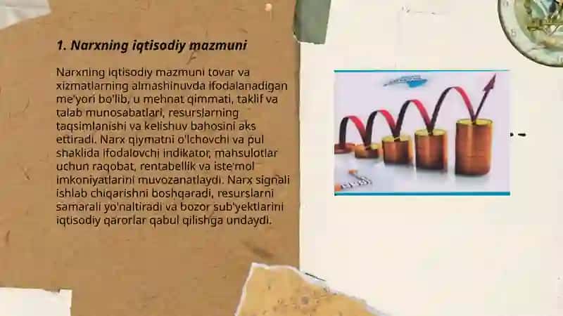 Narxning mazmuni va obyektiv asoslari 3