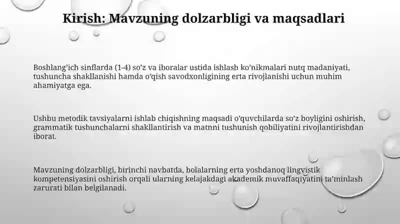 Gapvaso‘z birikmasi ustida ishlash yuzasidan 1-4-sinflar uchun metodik tavsiyalar 3