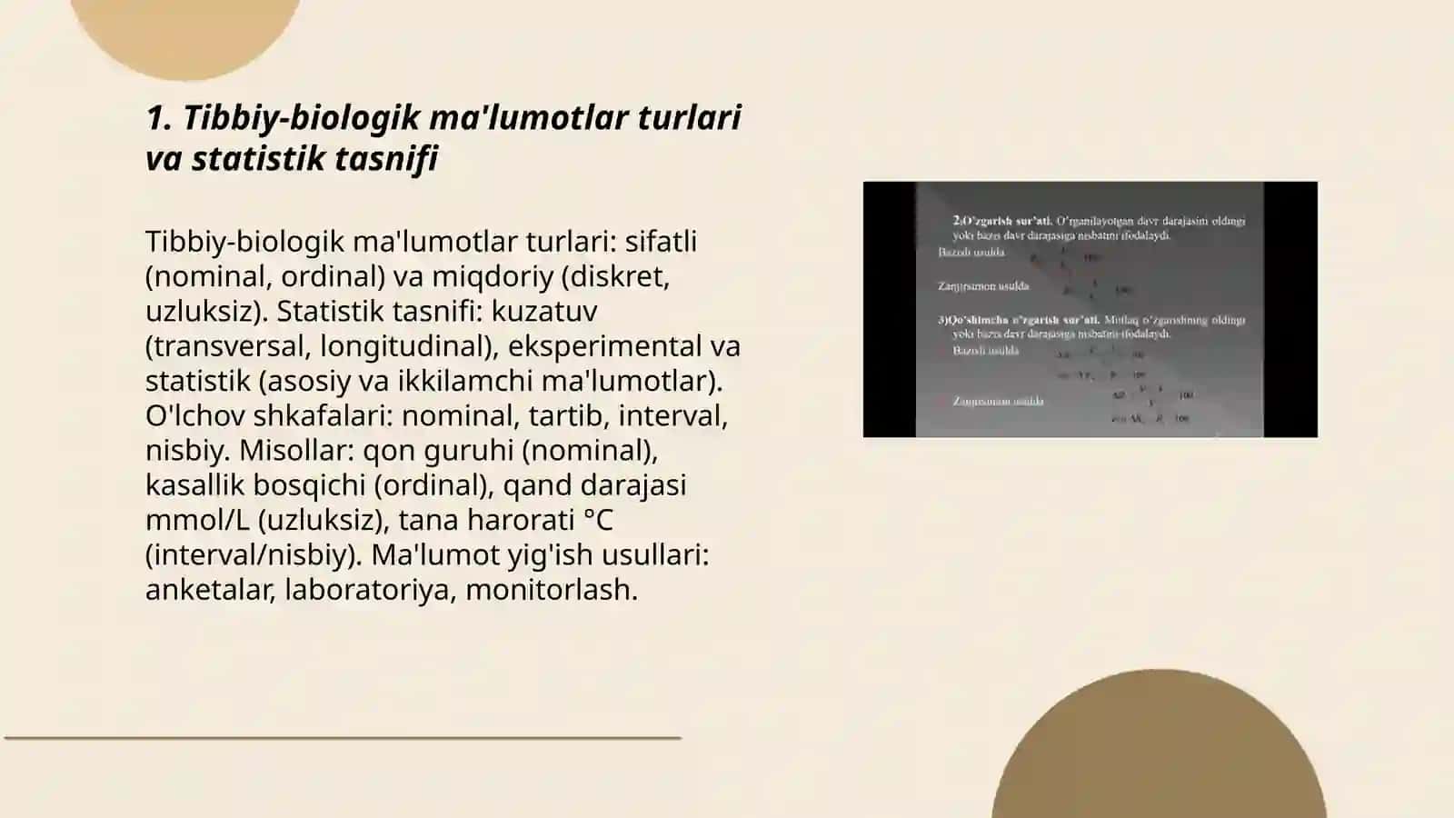 Tibbiy-biologik masalalarni yechishda matematik statistika elementlaridan foydalanish korrellasion boglanishlar va regressiya tenglamasi tibbiyotda matematik modellashtirish uslublarini organish 3