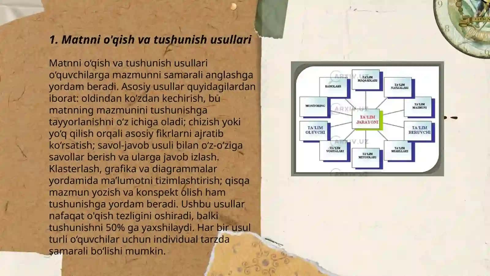 Boshlang‘ich sinfda matn ustida ishlash orqali o‘quvchilar nutqini o'stirish usullari 3