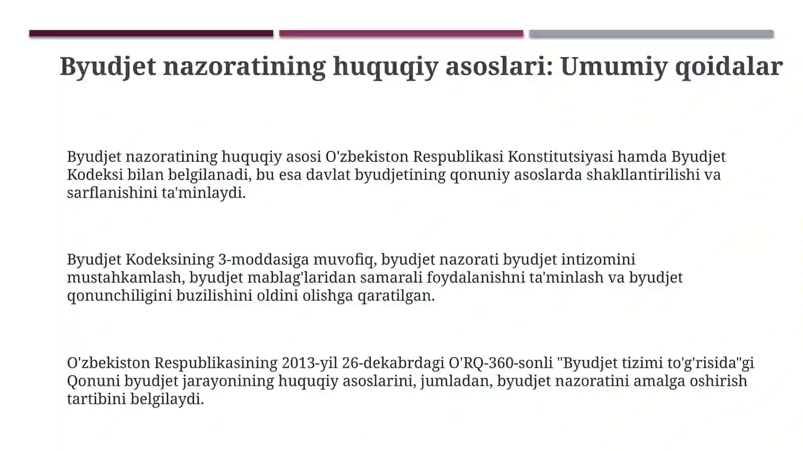 Byudjet nazorati 3