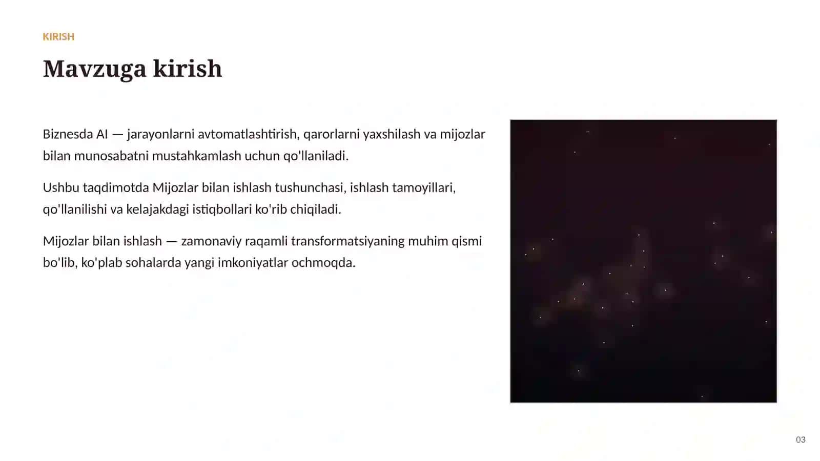 SUN'IY INTELLEKT • AI BIZNESDA 3