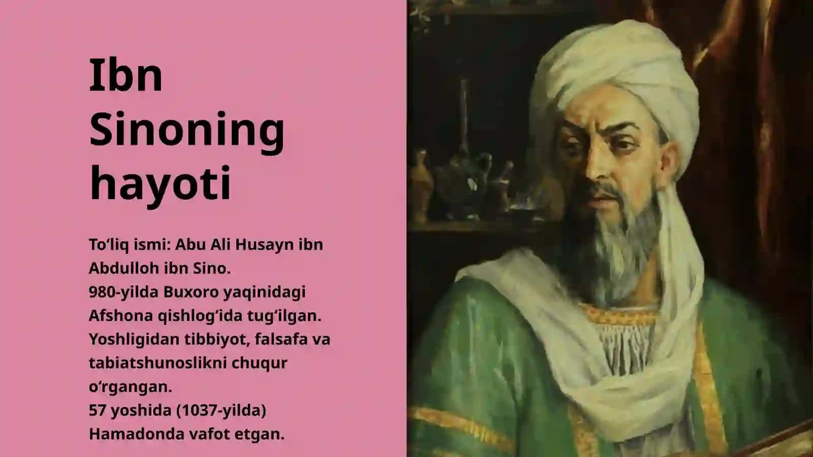 Abu Ali Ibn Sinoning xalq tabobatida tutgan oʻrni. 3