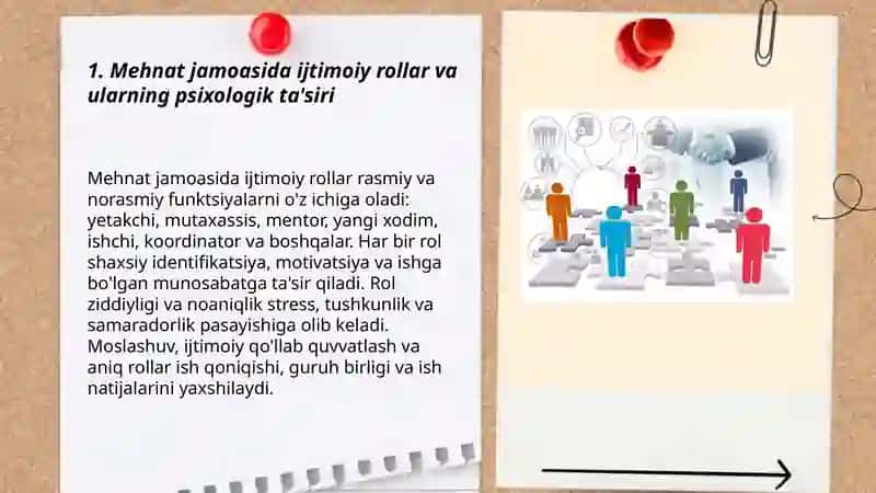 Mehnat jamoasidagi sotsiol-pisixologik aloqalar va xarakteristikalari 3
