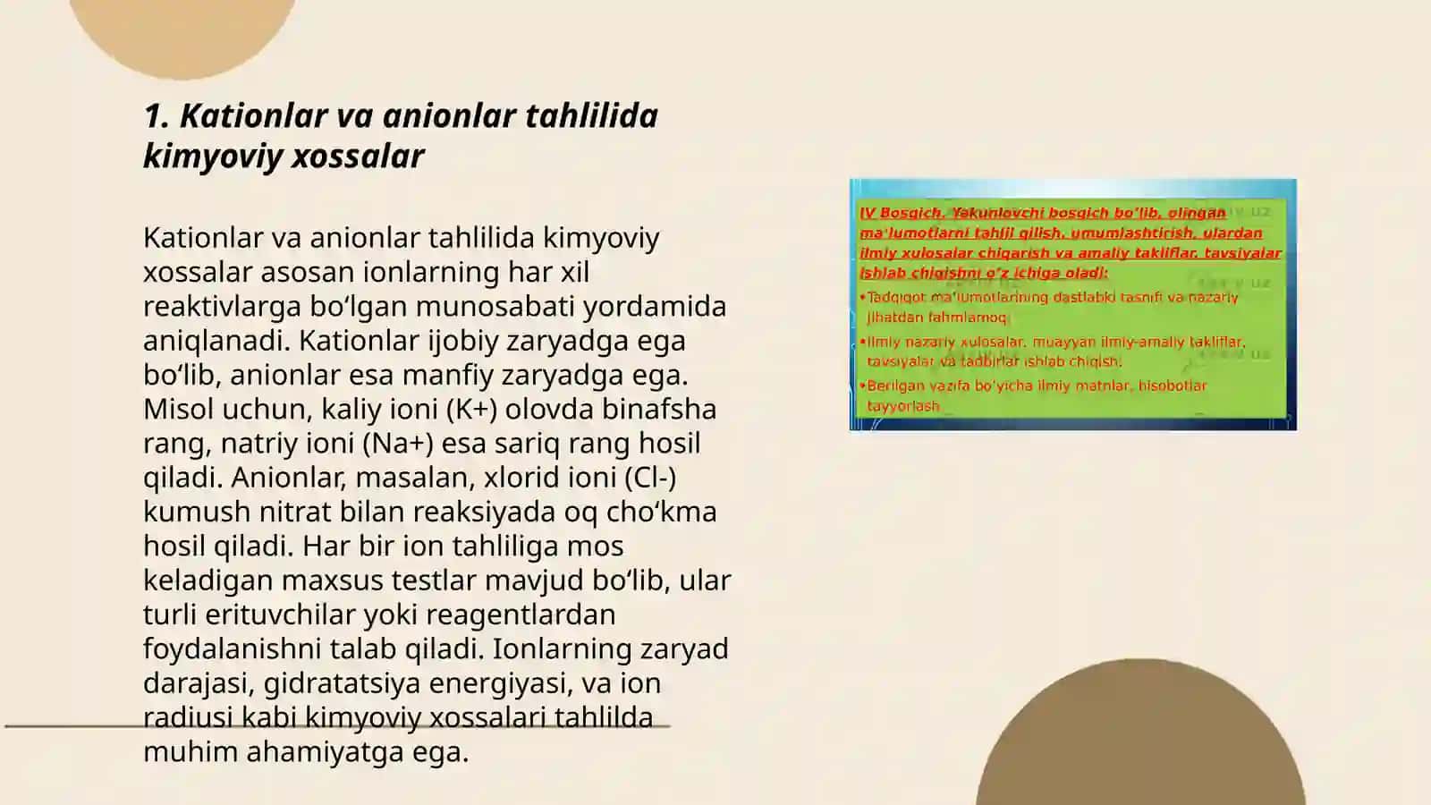 Analitik kimyo vazifalari metodlari 3