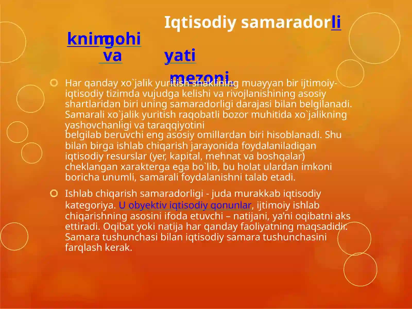 Ishlabchiqarish Samaradorligining Mohiyati 3