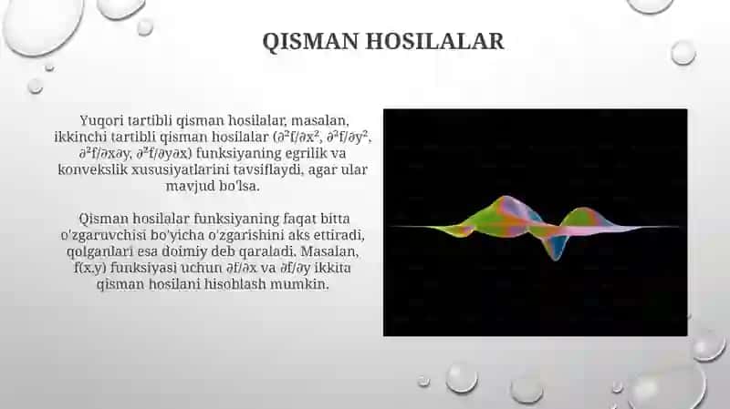 Uzluksizlik va differentsiallanish o'rtasidagi bog'liqlik 3