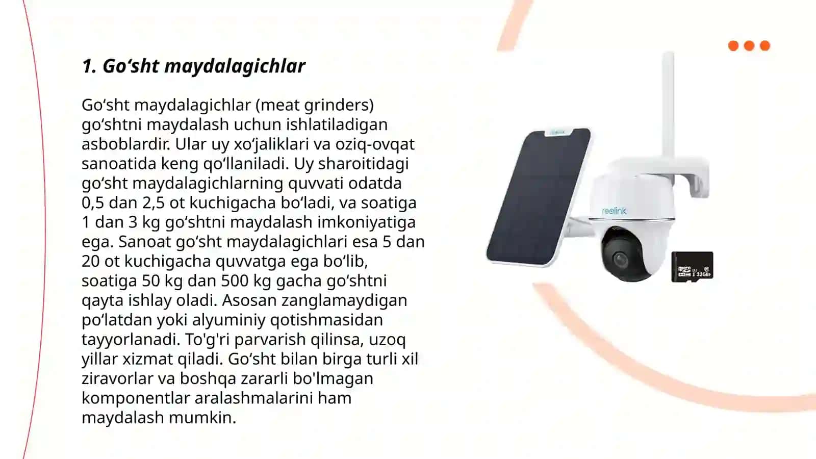 Goʻsht va goʻsht mahsulotlariga mexanik ishlov berish jihozlari 3