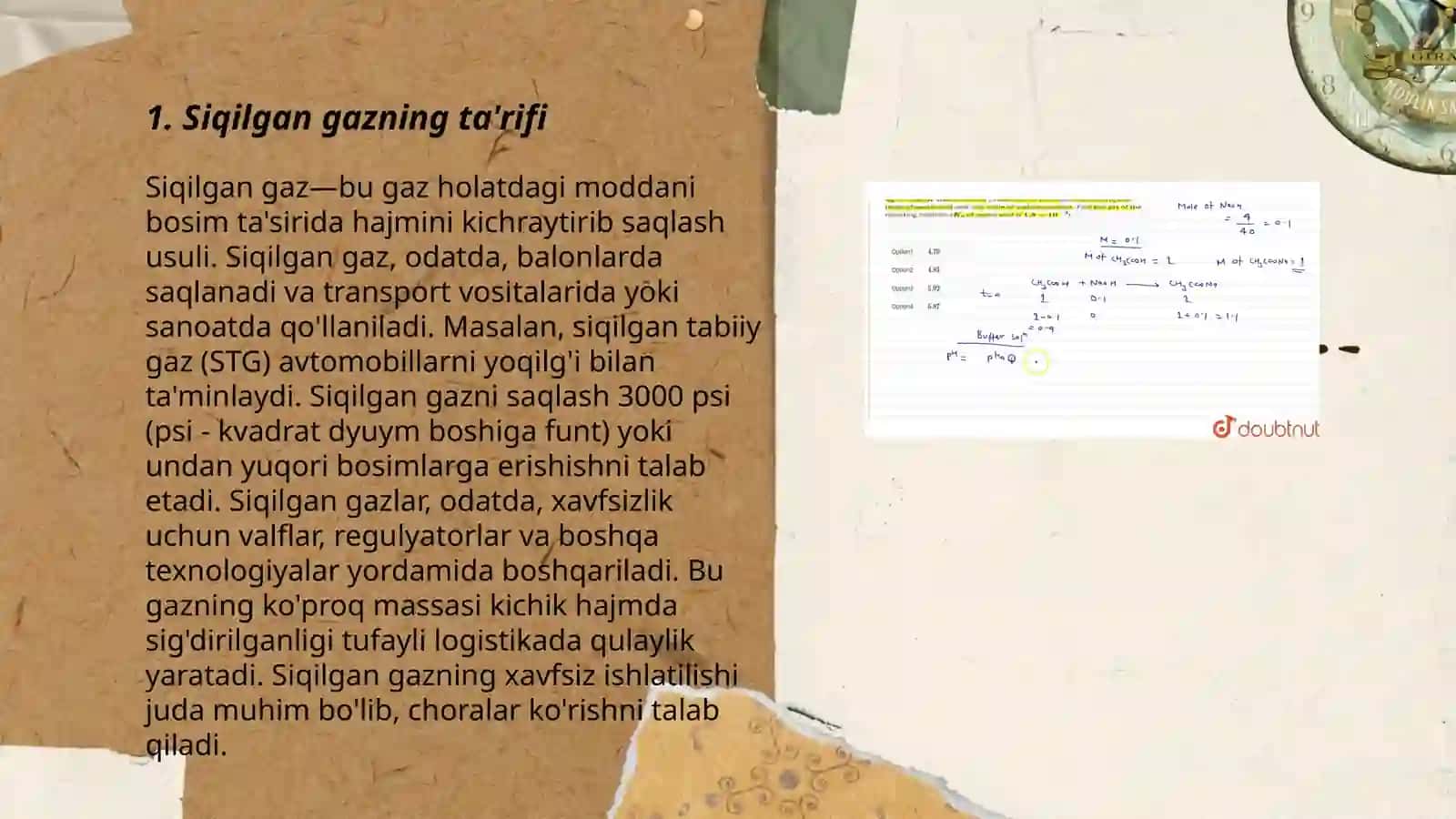 Siqilgan gaz tarkibi va xossalari 3