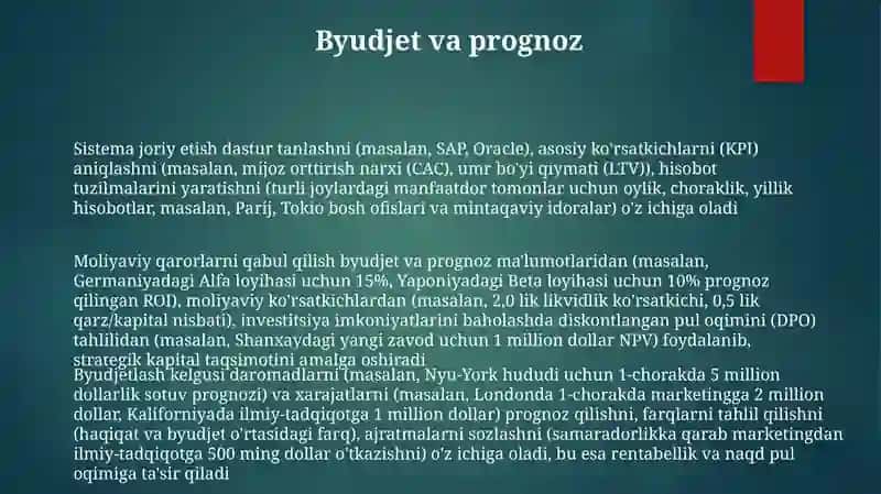 Moliyaviy qarorlar qabul qilish tizimi 3