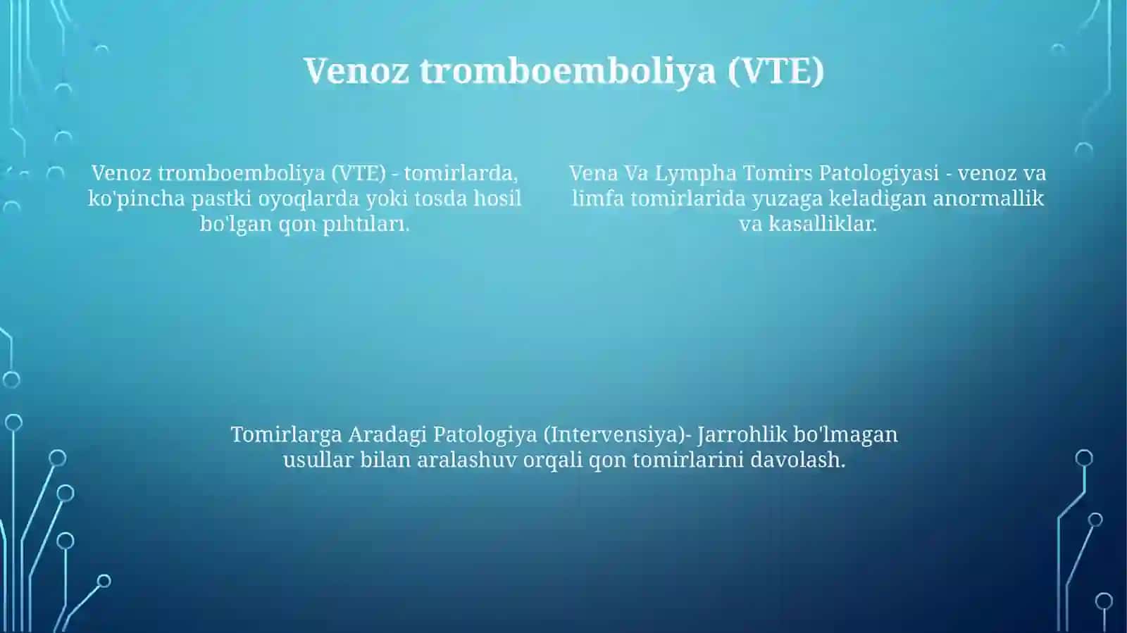 Vena Va Limfa Tomirlari Patologiyasi 3