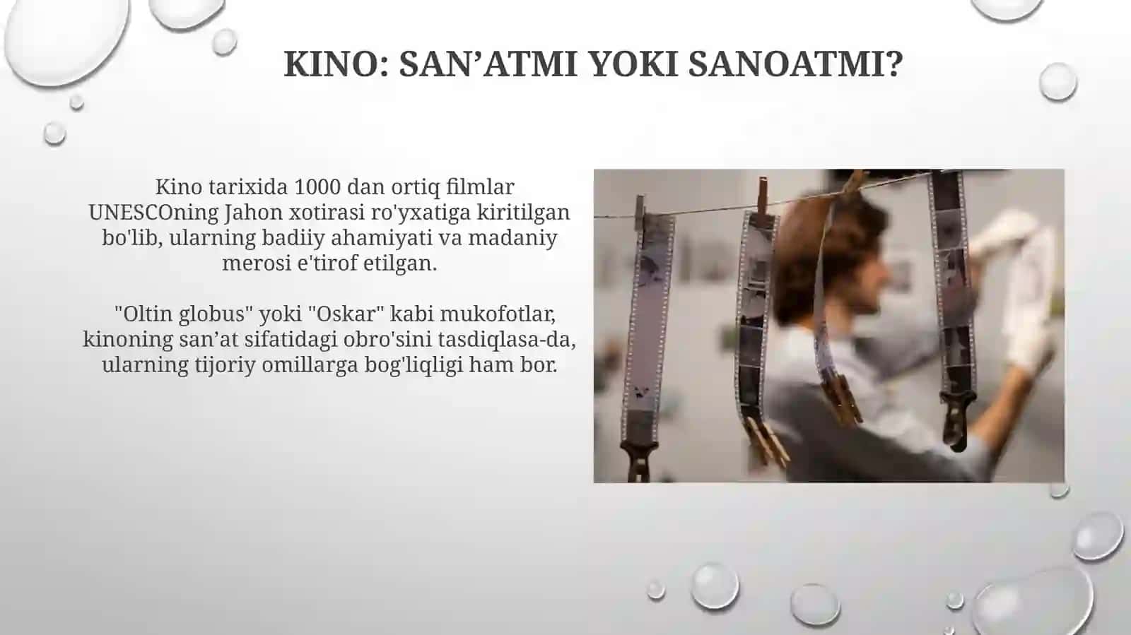 Kino: Sanʼatmi yoki sanoatmi? 3