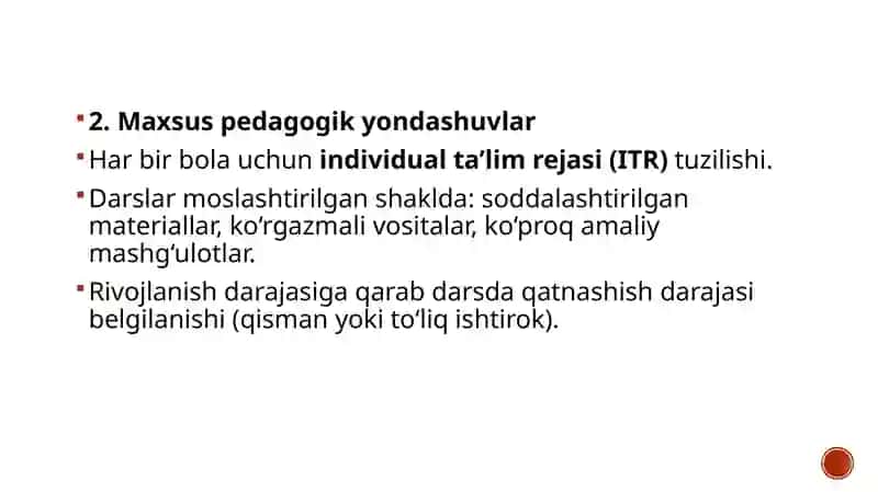 Imkoniyati cheklangan bolalarni samarali inklyuziv ta'lim olishning asosiy shartlari 3