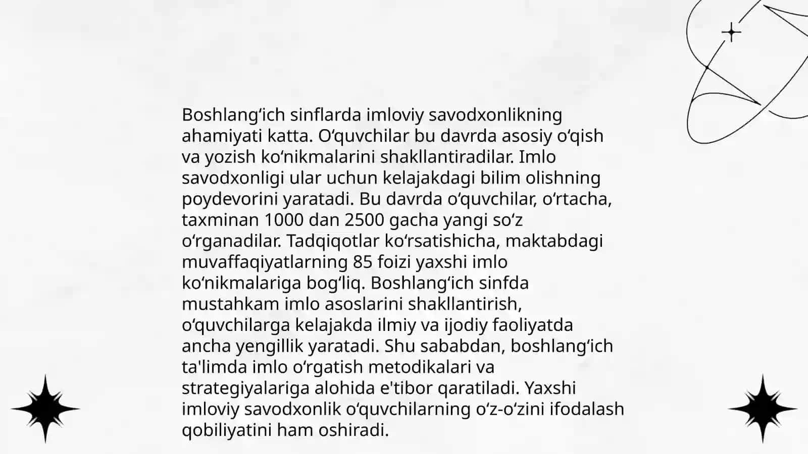 Boshlangich talimda imloviy savodxonlik boyicha turli didaktik o`yinlarni foydalanilishi 3