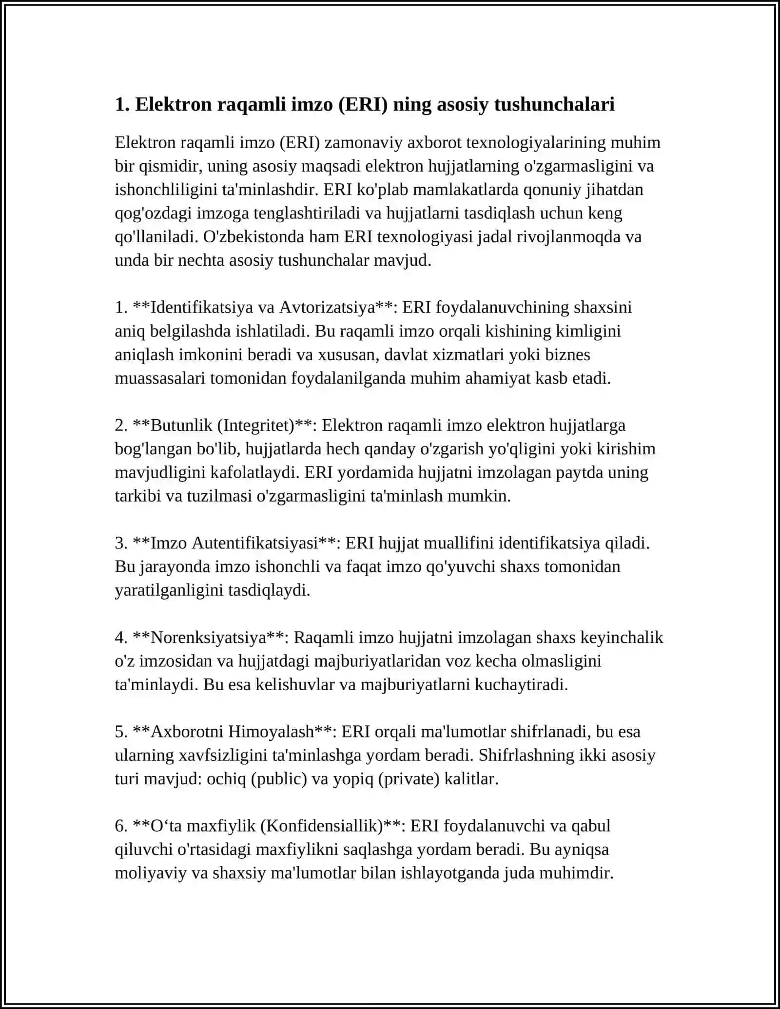 XORIJIY DAVLATLARNING ELEKTRON RAQAMLI IMZO ALGORITMLARI TAHLILI 3