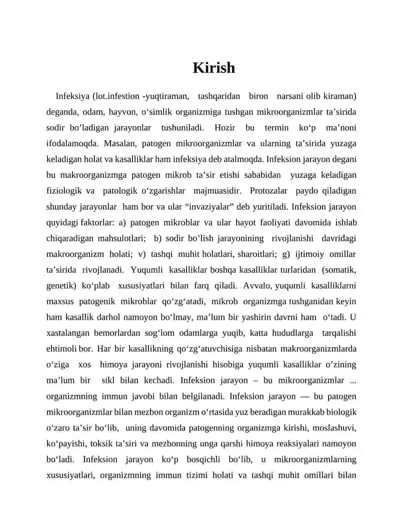 Umumiy infeksion jarayon haqida tushuncha 3