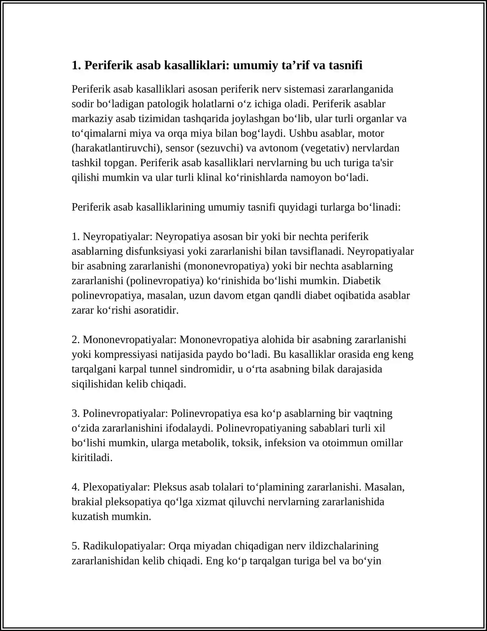 PERIFERIK ASAB KASALLIKLARIDA REFLEKSOTERAPIYA 3