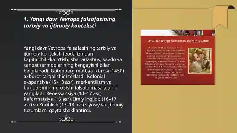 Yangi davr Yevropa falsafasi 3