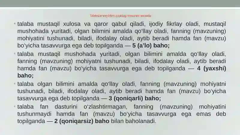 Kredit-modultizimi baholashtartibi 3
