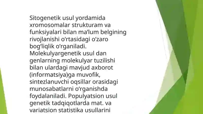 Malekulyar genetik kartalarini tahlil qilish tibbiyot sohasidagi genomika o’rganish va tahlil qilish 3