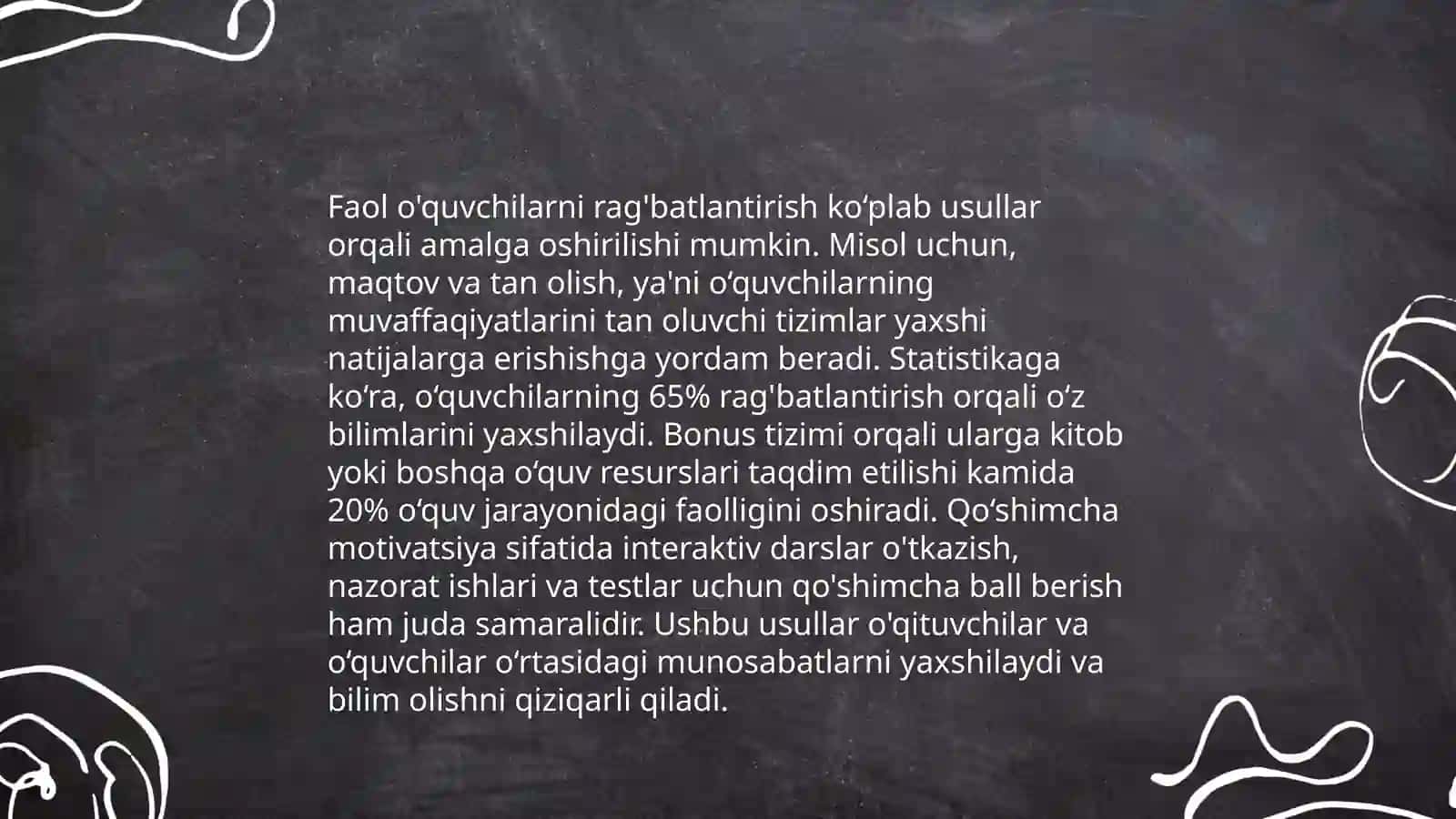 Informatika darsida faol va o'zlashtirishi past bo'lgan o'quvchilar bilan ishlash metodikasi 3