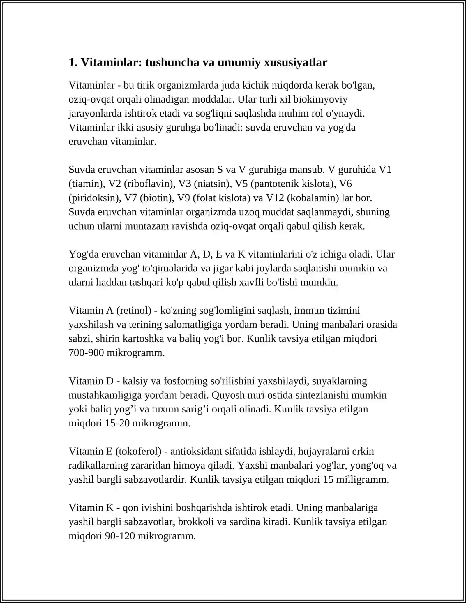 VITAMINSIMON MODDALAR.ANTIVITAMINLAR 3