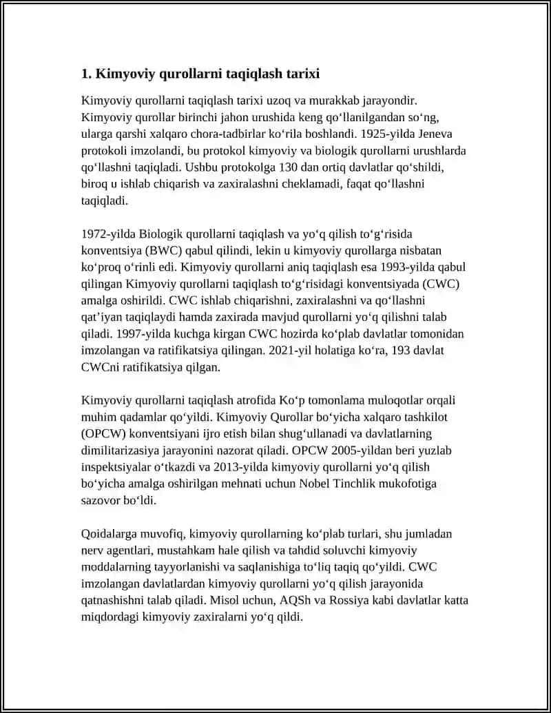 ORGANIZATION FOR THE PROHIBION OF CHEMICAL WEAPONS 3
