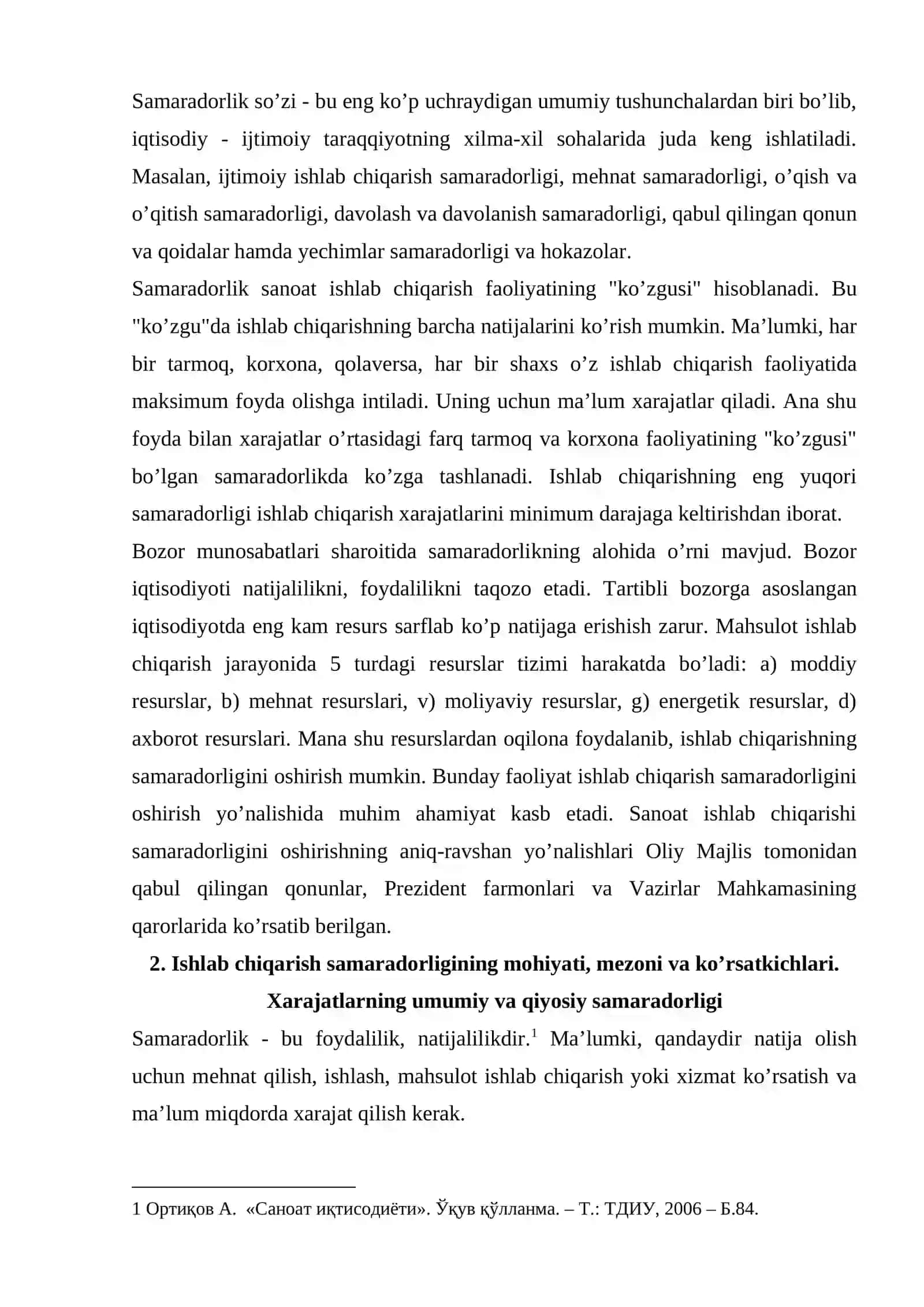Samaradorlik sanoat ishlab chiqarishining "ko’zgusi" sifatida 3