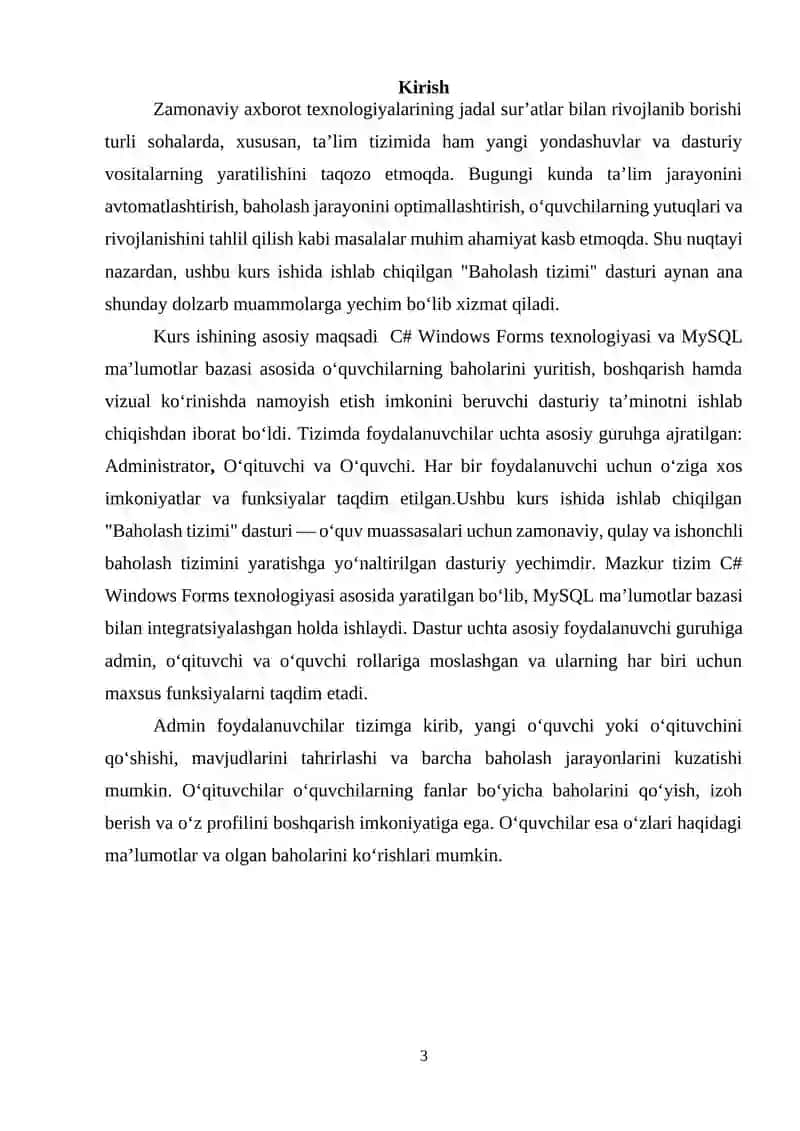 MAKTABLARDA O`QUVCHILARNI BAHOLASH TIZIMI 3