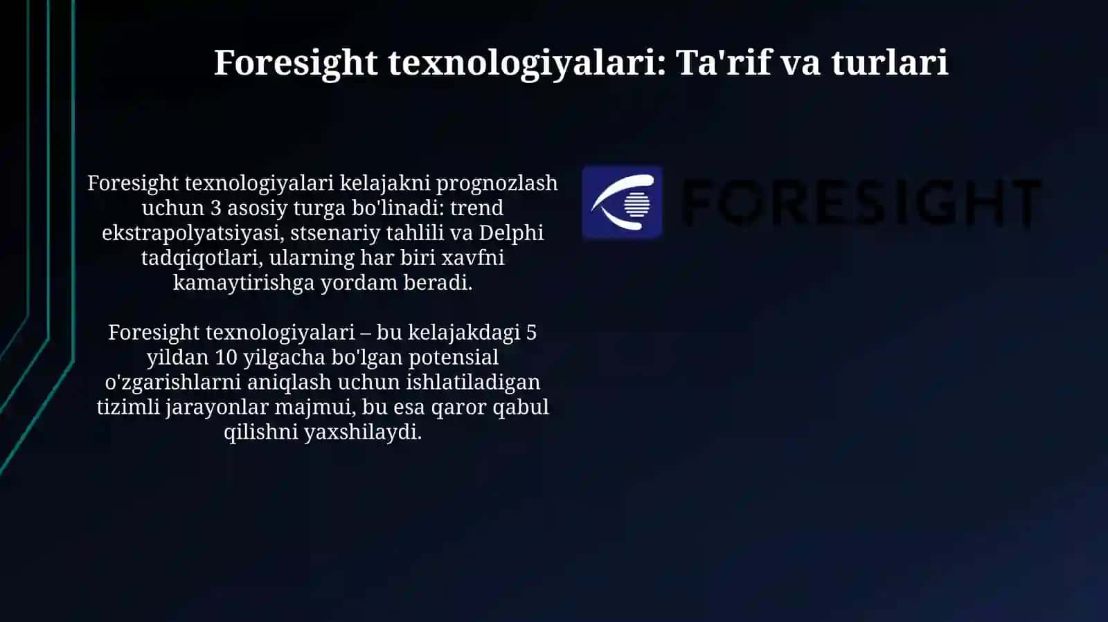 Forsayt texnologiyalari: Ta'rif va turlari 3