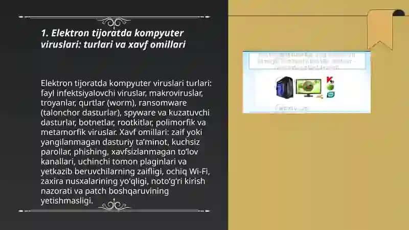 Elektron tijoratda kompyuter viruslardan himoyalanish va proki serverlardan foydalanish 3