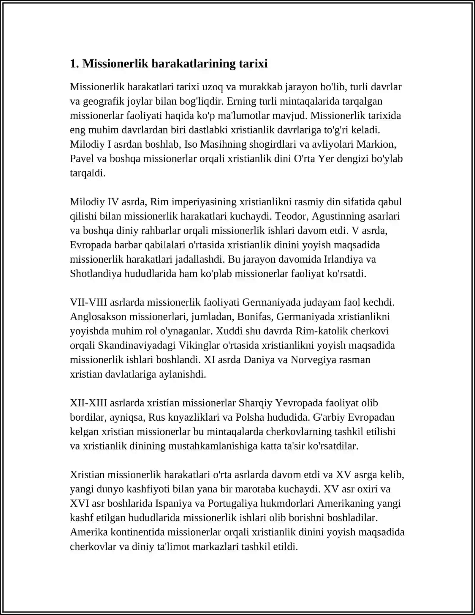 O‘ZBEKISTONDA FAOLIYATI KUZATILGAN MISSIONERLIK HARAKATLARI VA ULARNING FAOLIYATLARINI OQIBATLARI 3