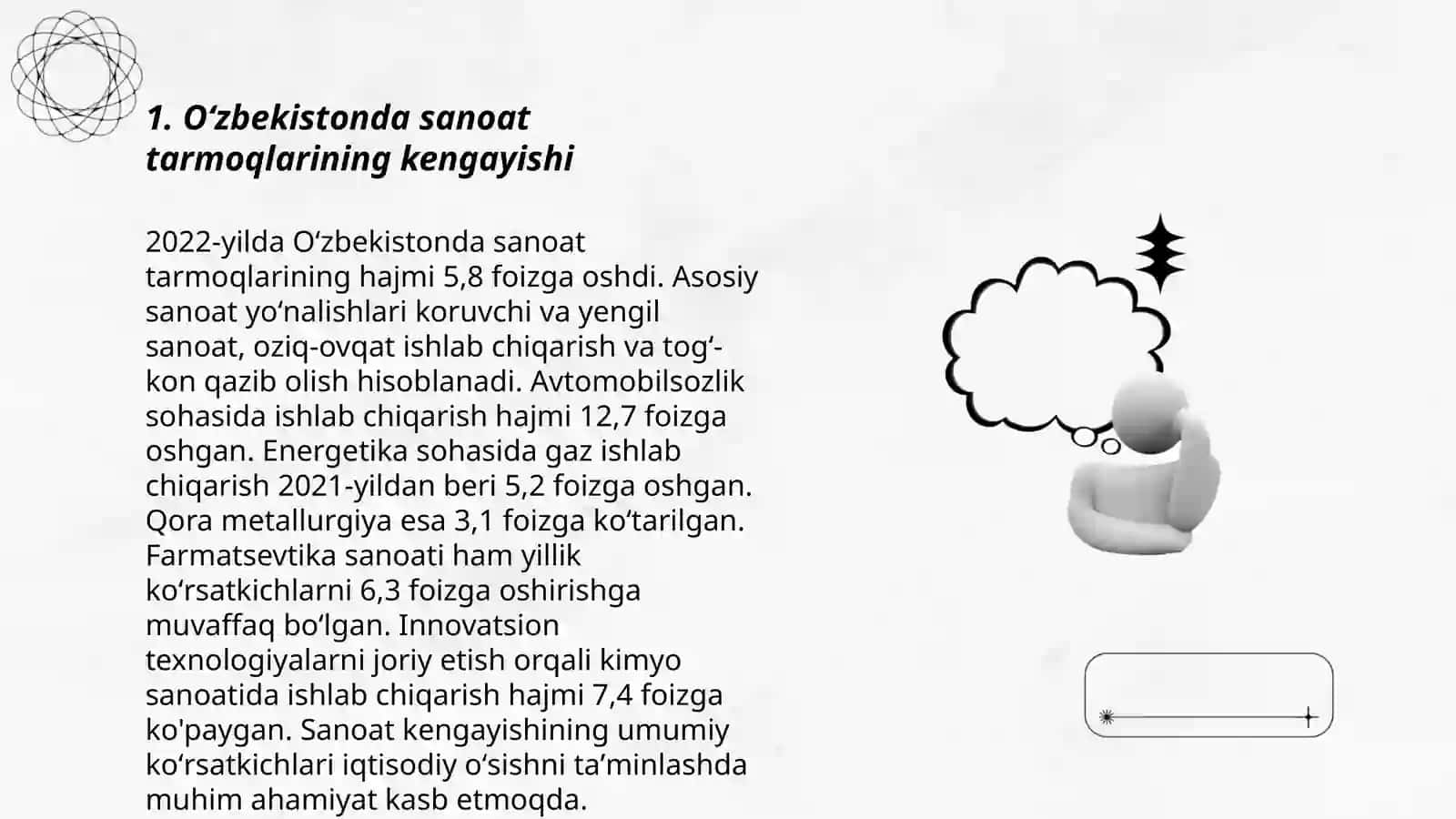 Oʻzbekistonda sanoat tarmoqlarining kengayishi 3