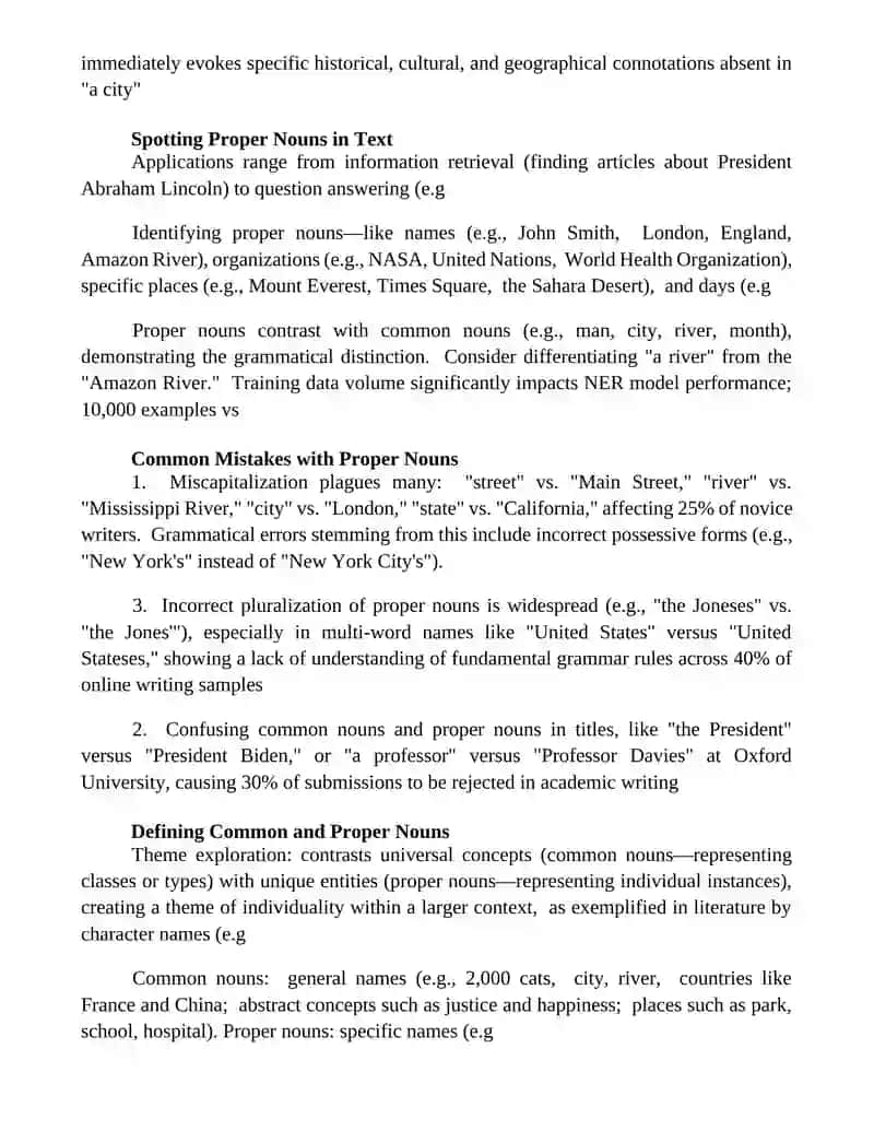 Capitalization Rules for Proper Nouns 3