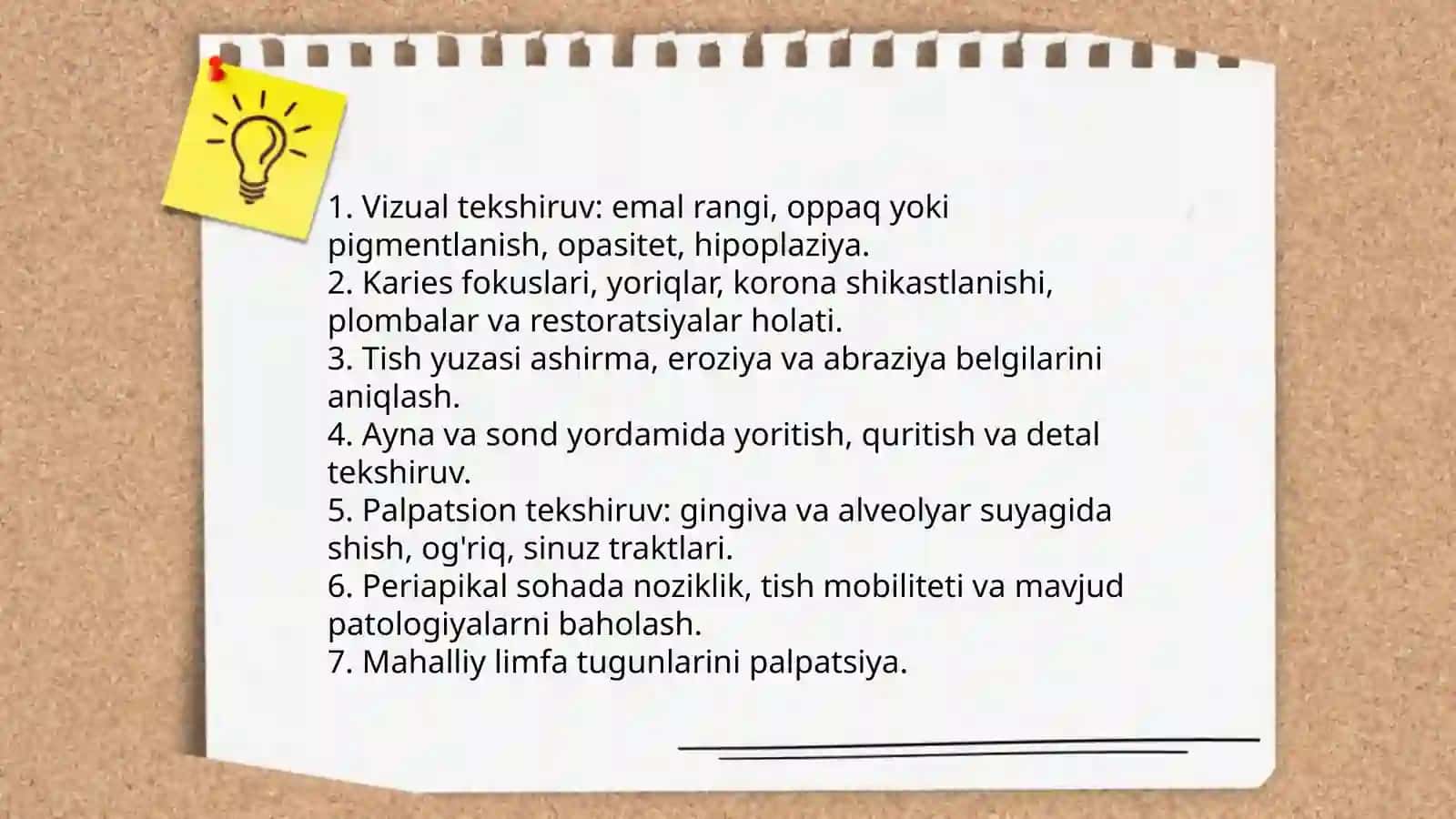 Tish qattiq toʻqimasi kasalliklarida asosiy va qoʻshimcha tekshirish usullari 3