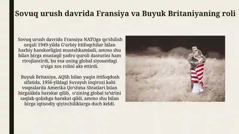 Sovuq urush davrida Fransiya va Buyuk Britaniyaning roli 3