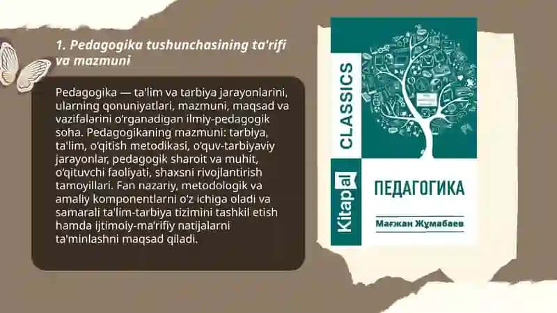 Pedagogika tushunchasining ta'rifi va mazmuni 3